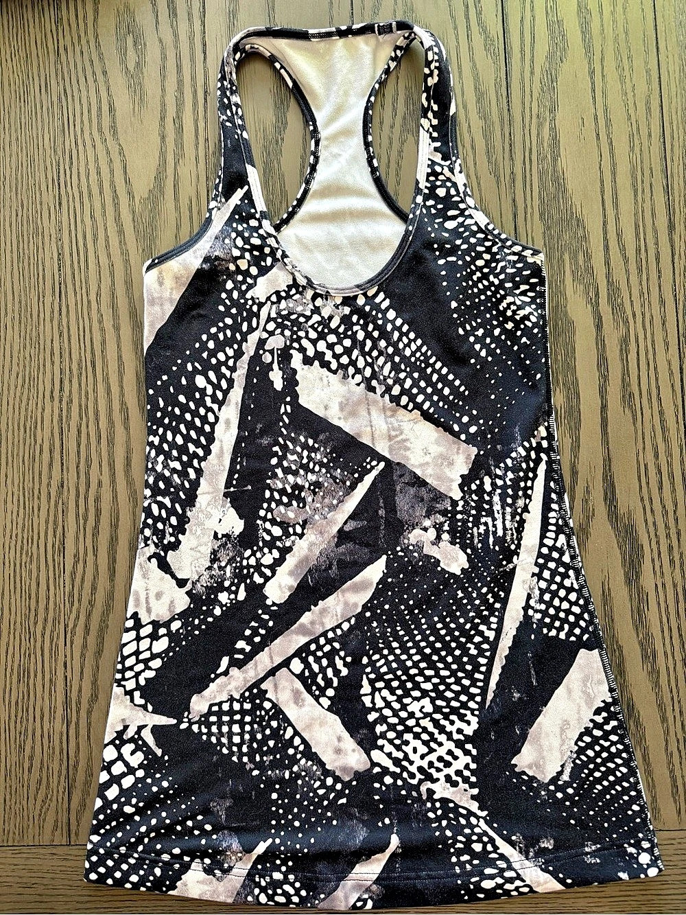 lululemon Racerback Tank Black & White